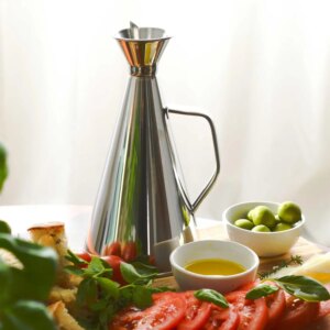 Aceitera Cónica Inox “Pro” 750 ml con Dosificador Antigoteo