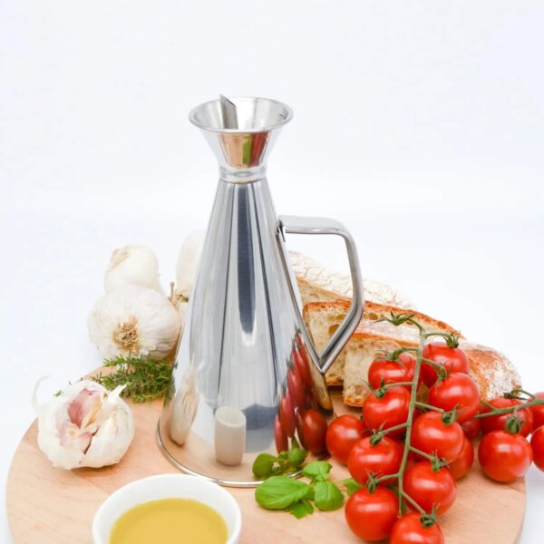 Aceitera Cónica Inox “Pro” 750 ml con Dosificador Antigoteo