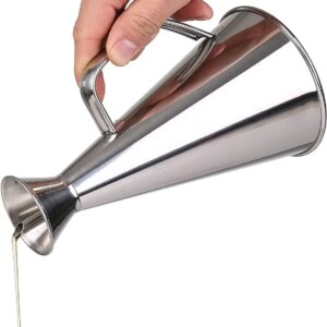 Aceitera Cónica Inox “Pro” 750 ml con Dosificador Antigoteo
