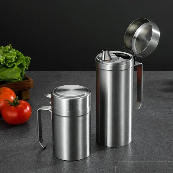 Dosificador con Filtro Inoxidable 550 ml – Antigoteo y Sediment-Free