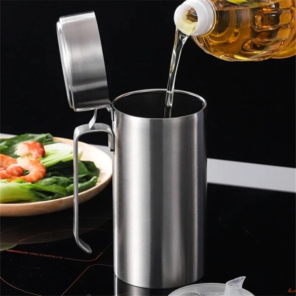 Dosificador con Filtro Inoxidable 550 ml – Antigoteo y Sediment-Free