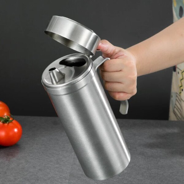 Dosificador con Filtro Inoxidable 550 ml – Antigoteo y Sediment-Free