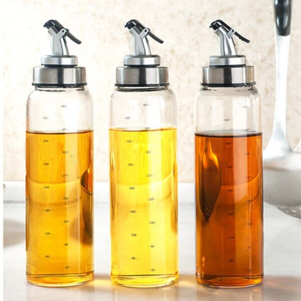 Botella Dosificadora de Cristal con Palanca 500 ml – Hermética y Precisa