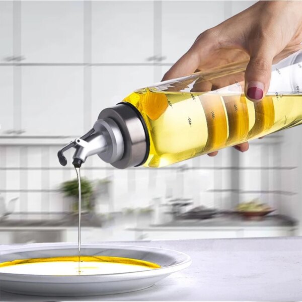 Botella Dosificadora de Cristal con Palanca 500 ml – Hermética y Precisa