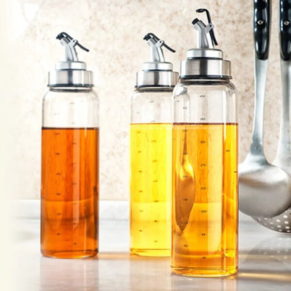 Botella Dosificadora de Cristal con Palanca 500 ml – Hermética y Precisa