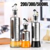 Botella medidora de aceite con vertido automático – Vidrio y acero