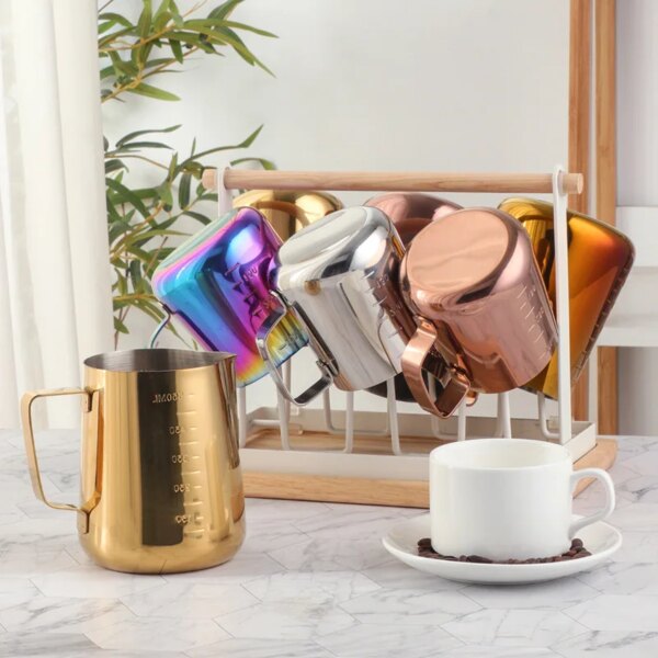 Jarra Espumadora de Leche Inoxidable 350 ml para Barista