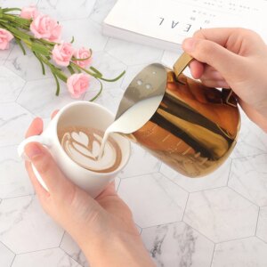 Jarra Espumadora de Leche Inoxidable 350 ml para Barista