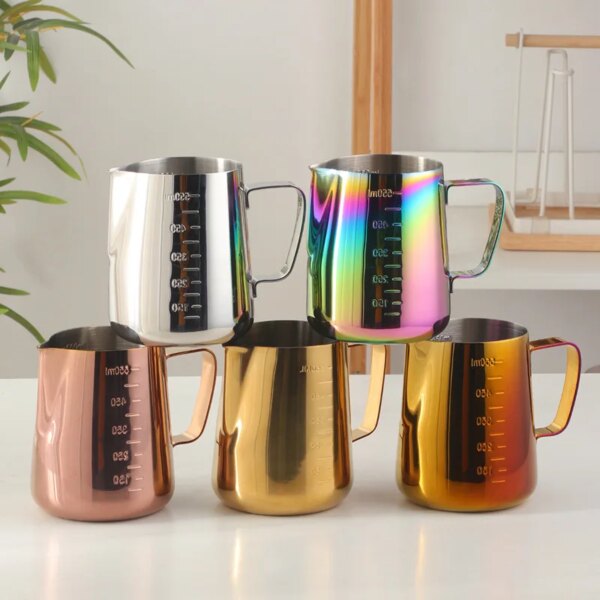 Jarra Espumadora de Leche Inoxidable 350 ml para Barista