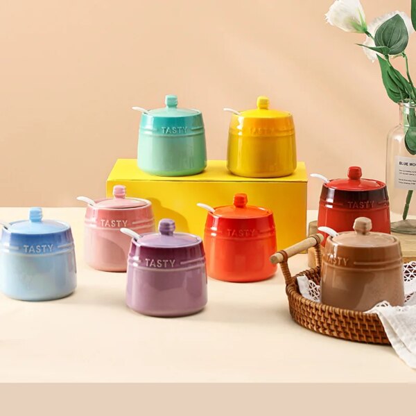 Tarro Degradado Color Arcoíris para Condimentos – 400 ml