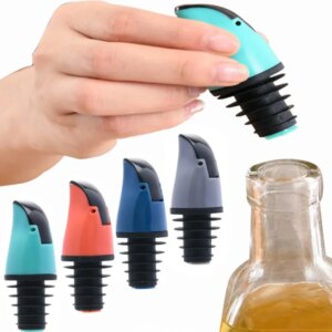 Tapón Vertedor Antigoteo con Sellado al Vacío – Pack de 4