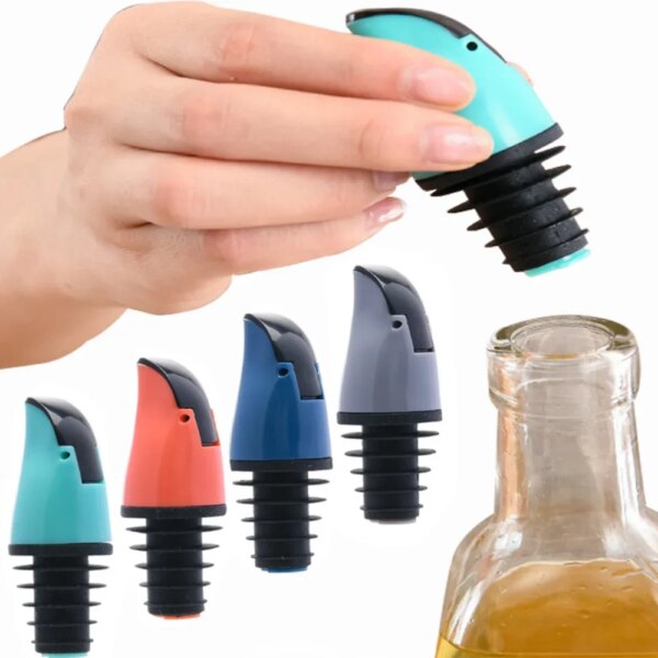 Tapón Vertedor Antigoteo con Sellado al Vacío – Pack de 4