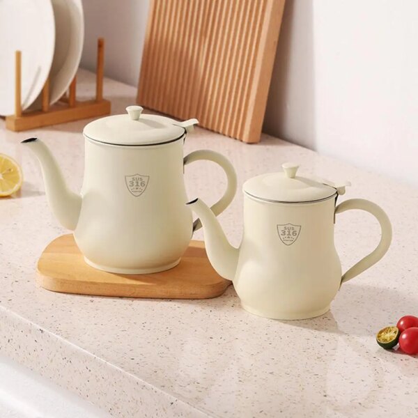 Recipiente para Grasa de Cocina 1000 ml con Filtro Inoxidable