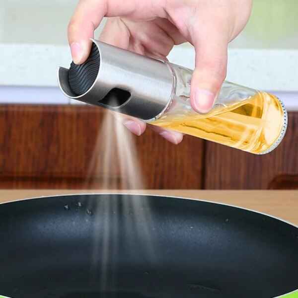 Pulverizador de Aceite en Vidrio 100 ml para Cocina y Barbacoa