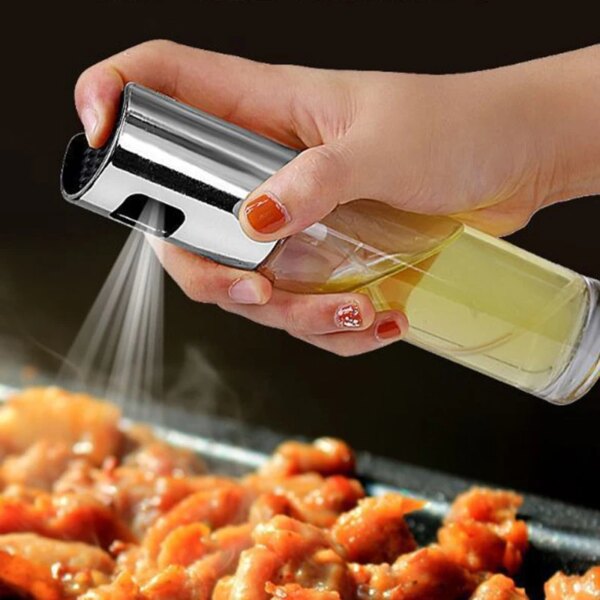 Spray de vidrio para aceite con cabezal de acero inoxidable
